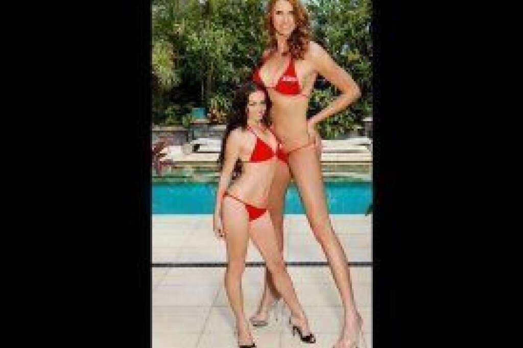 - At 6 foot 8, Amazon Eve, right, might be the world's tallest model. The Federation of World Records has already bestowed the title upon the towering beauty, and Guinness World Records officials are planning on measuring her up soon. Before becoming a model, Amazon Eve says she worked as a personal trainer, a paralegal and a movie actress.