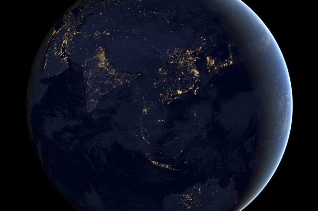 La Terre de nuit -