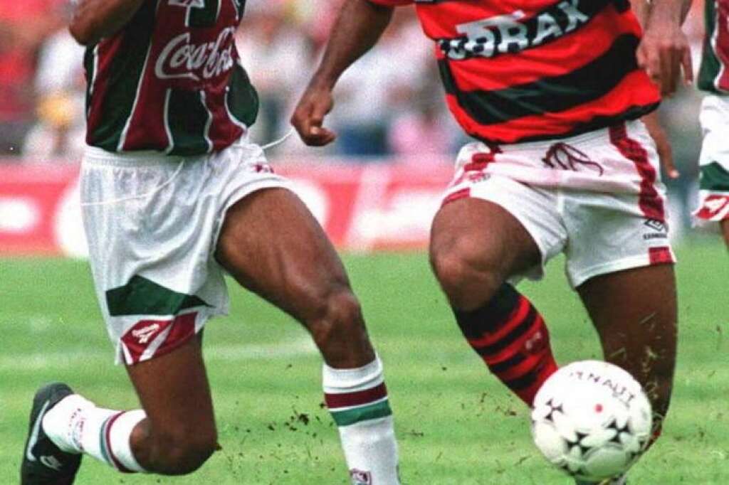 Romario dans le derby Flamengo-Fluminense le 12 février 1995 -