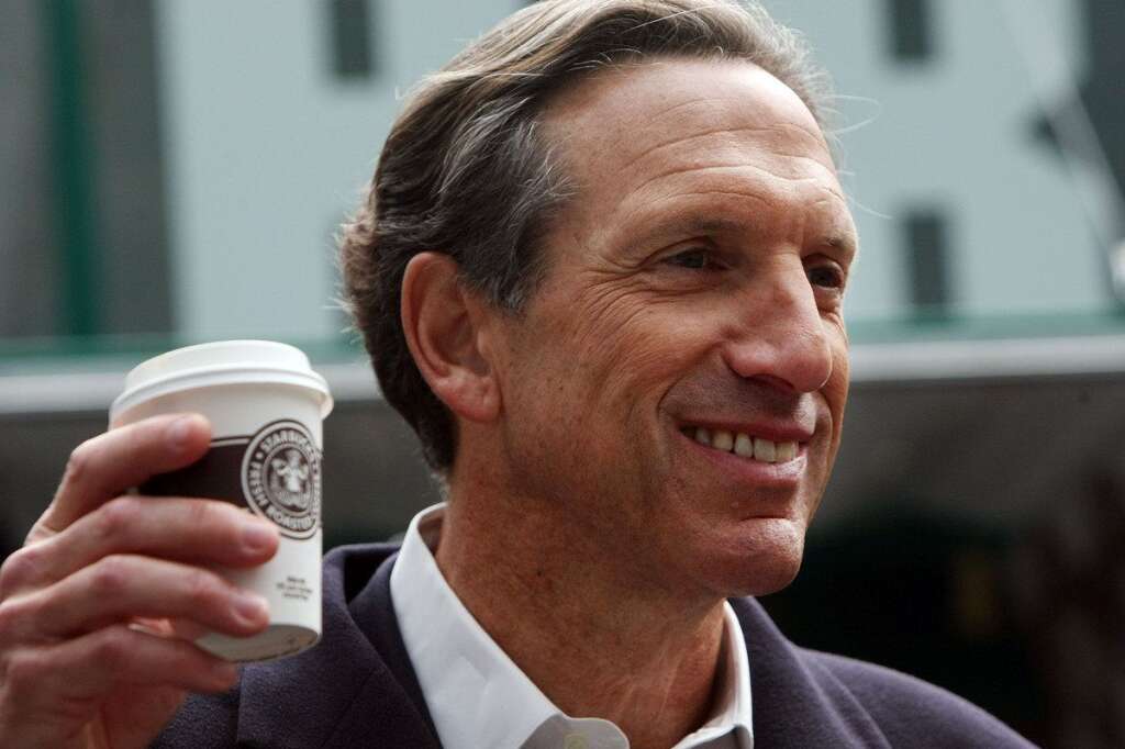 9 Howard Schultz – Starbucks (117 millions de dollars) -