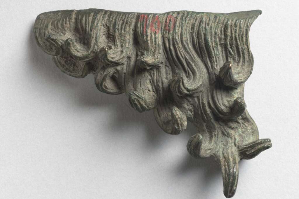 Mèches de cheveux - 1ère moitié du 5e siècle av J.-C. Collection du musée du Louvre, Paris. © RMN (Musée du Louvre) / Hervé Lewandowski