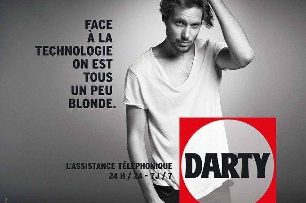 Darty - "Face à la technologie on est tous un peu blonde", et finalement "Face à nos clients, on est tous un peu sexistes".