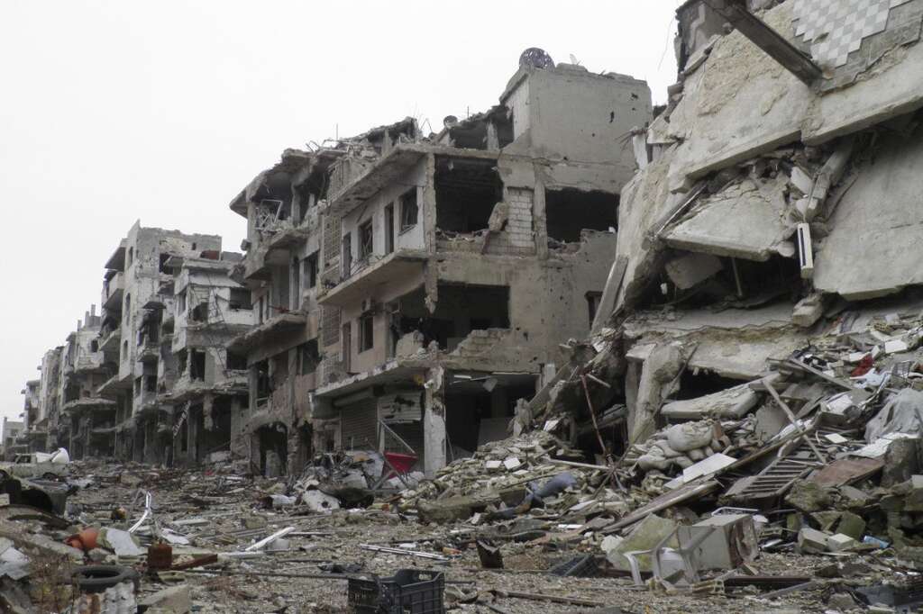 Les rues de Homs - après -