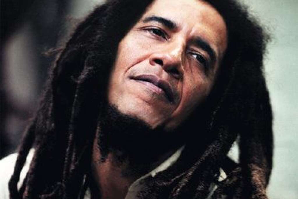 Marley-Obama - "Le président américain estime que la marijuana n’est pas plus dangereuse que l’alcool. Aux Etats-Unis, cette déclaration lui a valu railleries et commentaires sur sa relation avec la marijuana".