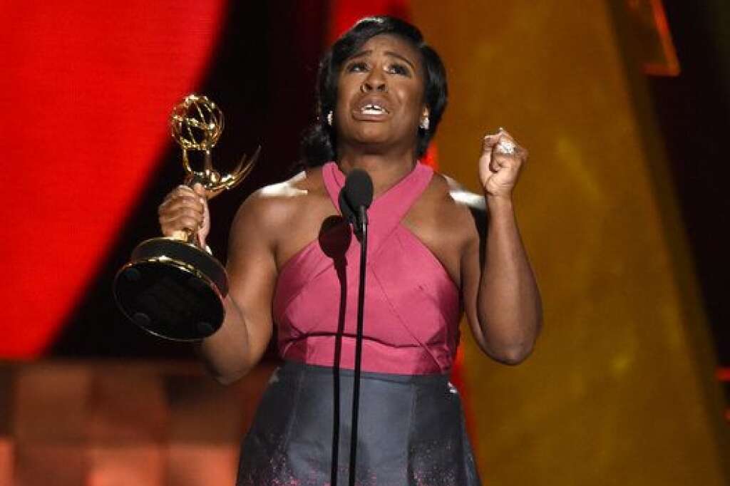 La 67ème cérémonie des Emmy Awards - Uzo Aduba, meilleur second rôle féminin dans une série dramatique pour "Orange is The New Black"