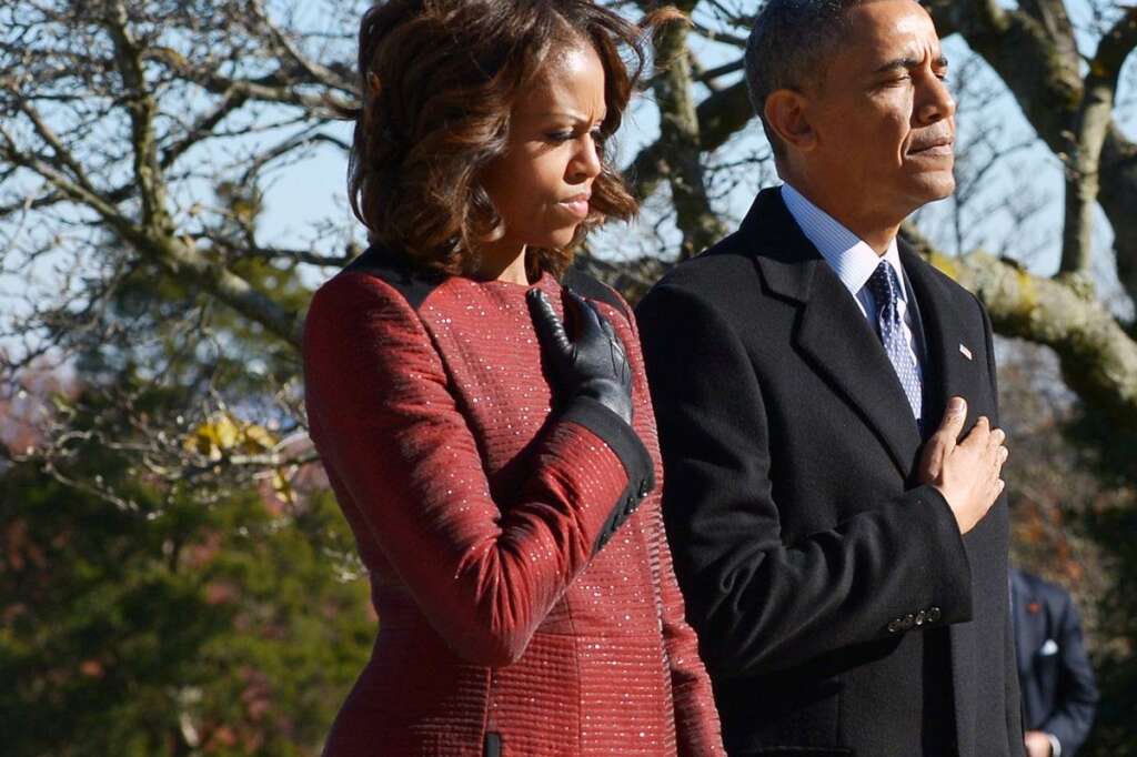 Barack et Michelle Obama - Le président américain sera accompagnée de sa femme pour cet hommage mondial à Nelson Mandela.
