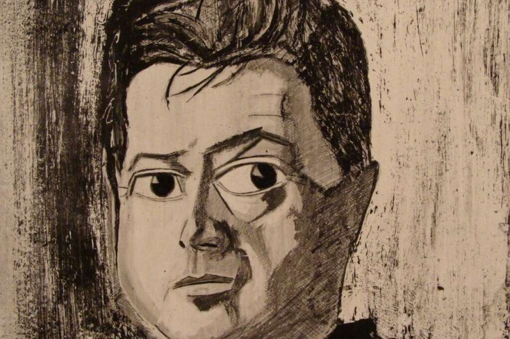 Francis Bacon (1909-1992) - Difficile d'ignorer l'homosexualité de Francis bacon, quand on connaît un peu ses oeuvres, tant la question du corps, corps de l'homme et aussi corps masculin, y est présente. "Ma peinture est le reflet de ma vie", disait le peintre.   Il semblerait qu'il ait eu aussi quelques penchants pour le travestissement : selon l'historien d'art Michel Archimbaud, son père l'aurait renvoyé du foyer familial à l'âge de 16 ans après l'avoir surpris en train d'essayer les sous-vêtements de sa mère.
