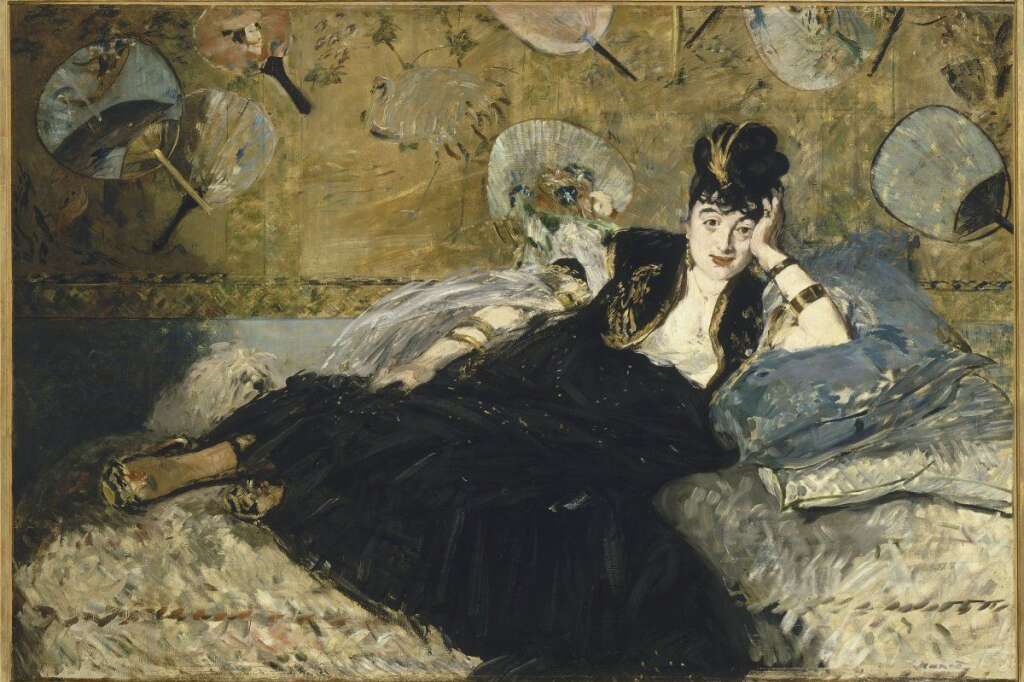 "La Dame aux éventails" - Edouard Manet (1873) - © RMN (Musée d'Orsay) / Hervé Lewandowski