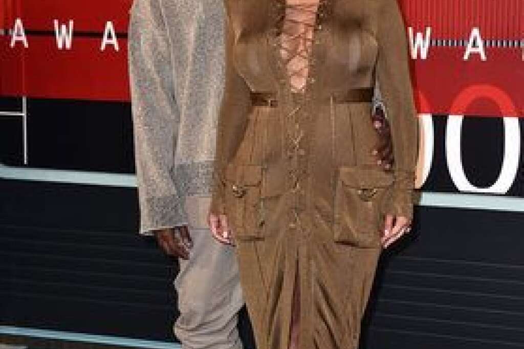 Kanye West et Kim Kardashian -
