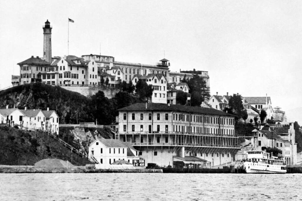Le pénitencier d'Alcatraz en 1935 -