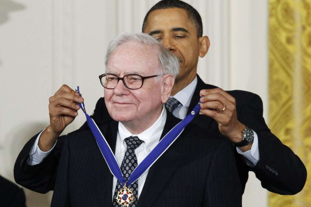 2. Warren Buffet: 46 milliards de dollars - Président de la société Berkshire Hathaway