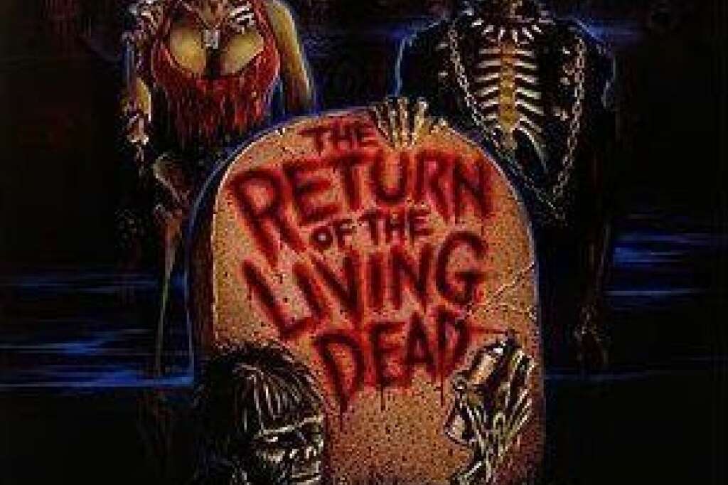 Le zombie vintage: Le Retour des morts-vivants (1985) - Par Dan O'Bannon avec Clu Gulager, James Karen, Don Calfa