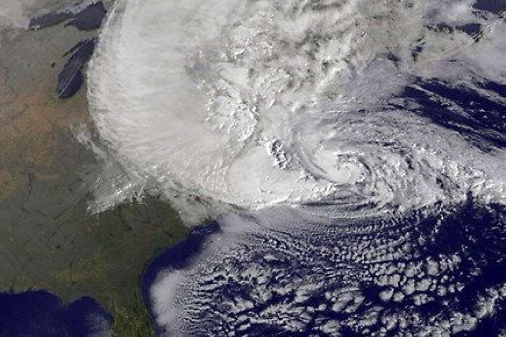 Sandy vu du ciel -