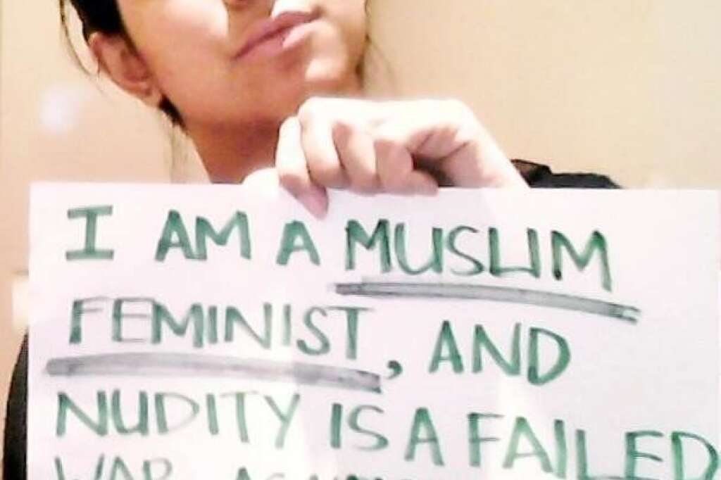 - "Je suis une féministe musulmane et la nudité est une guerre vaine contre la religion"