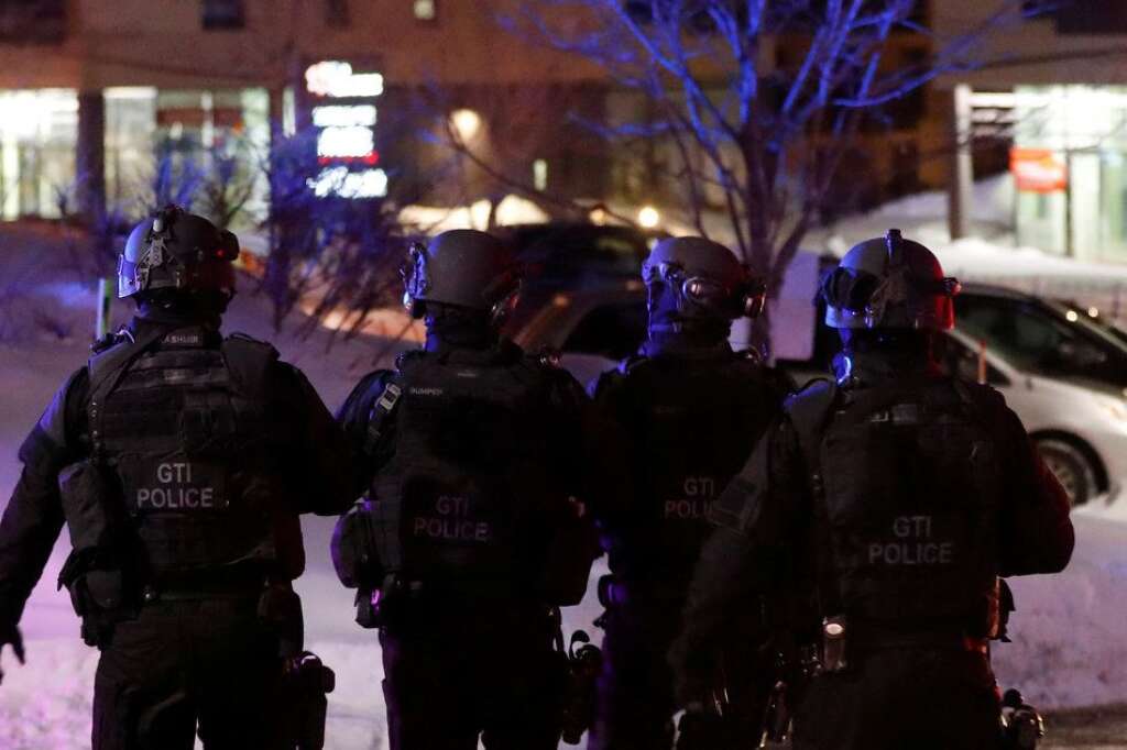 Les images de l'attentat à la mosquée de Québec - REUTERS/Mathieu Belanger