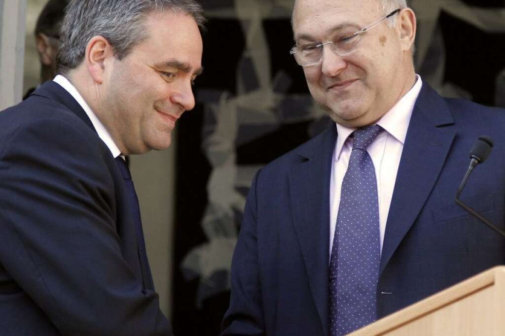 Xavier Bertrand et Michel Sapin, le ministre du Travail -