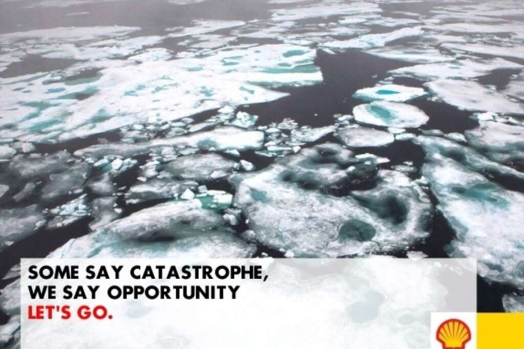 "Certains parlent de catastrophe, nous préférons 'opportunité'. " - via arcticready.com/ soumis par Egilaslak