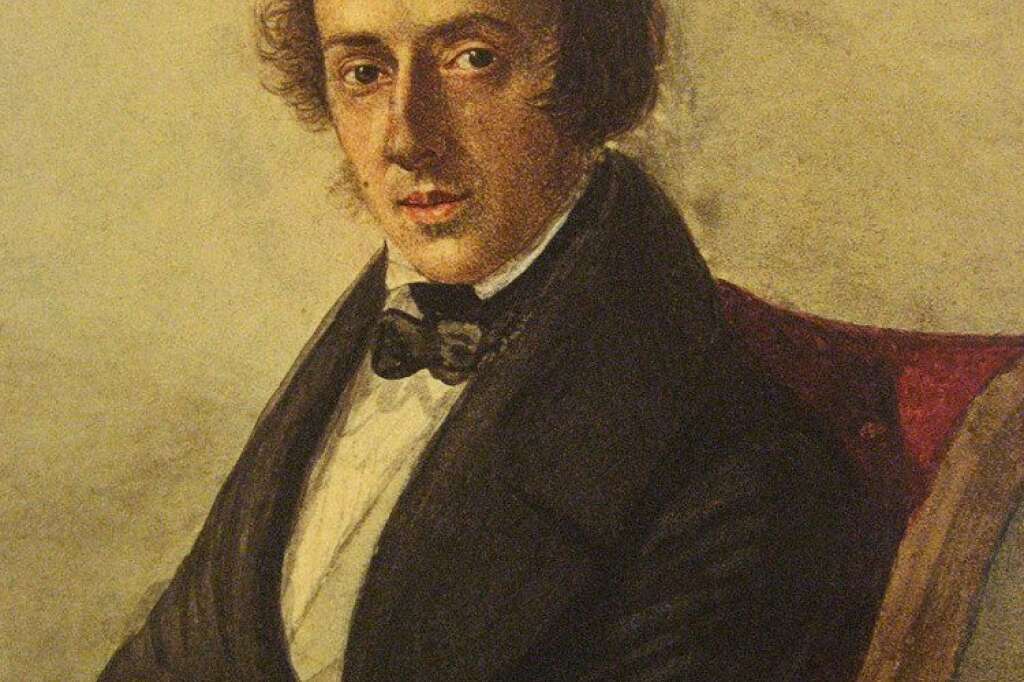 Frédéric Chopin (1810-1849) - Chopin était-il gay? Bisexuel, sans doute. <a href="http://gayscelebres.hautetfort.com/archive/2010/07/29/chopin-et-maman-george.html">Selon l'historien auteur de <em>Homosexuels et bisexuels célèbres</em></a>, George Sand aurait un jour confié à son ami Grzymala : "Il y a sept ans que je vis avec Chopette comme avec une vierge". Son amour de toujours était un dénommé Tytus, à qui il écrit en octobre 1849. "Mes médecins m’interdisent de quitter Paris. (…) Sinon, je t’aurais rencontré quelque part en Belgique. J’aurais tellement aimé que nous passions ensemble un moment de bonheur complet. Je n'ai jamais été aimé comme je l'aurais voulu".