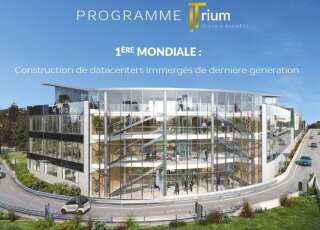 Le futur centre de données d'Itrium à Jouy-en-Josas dans les Yvelines.