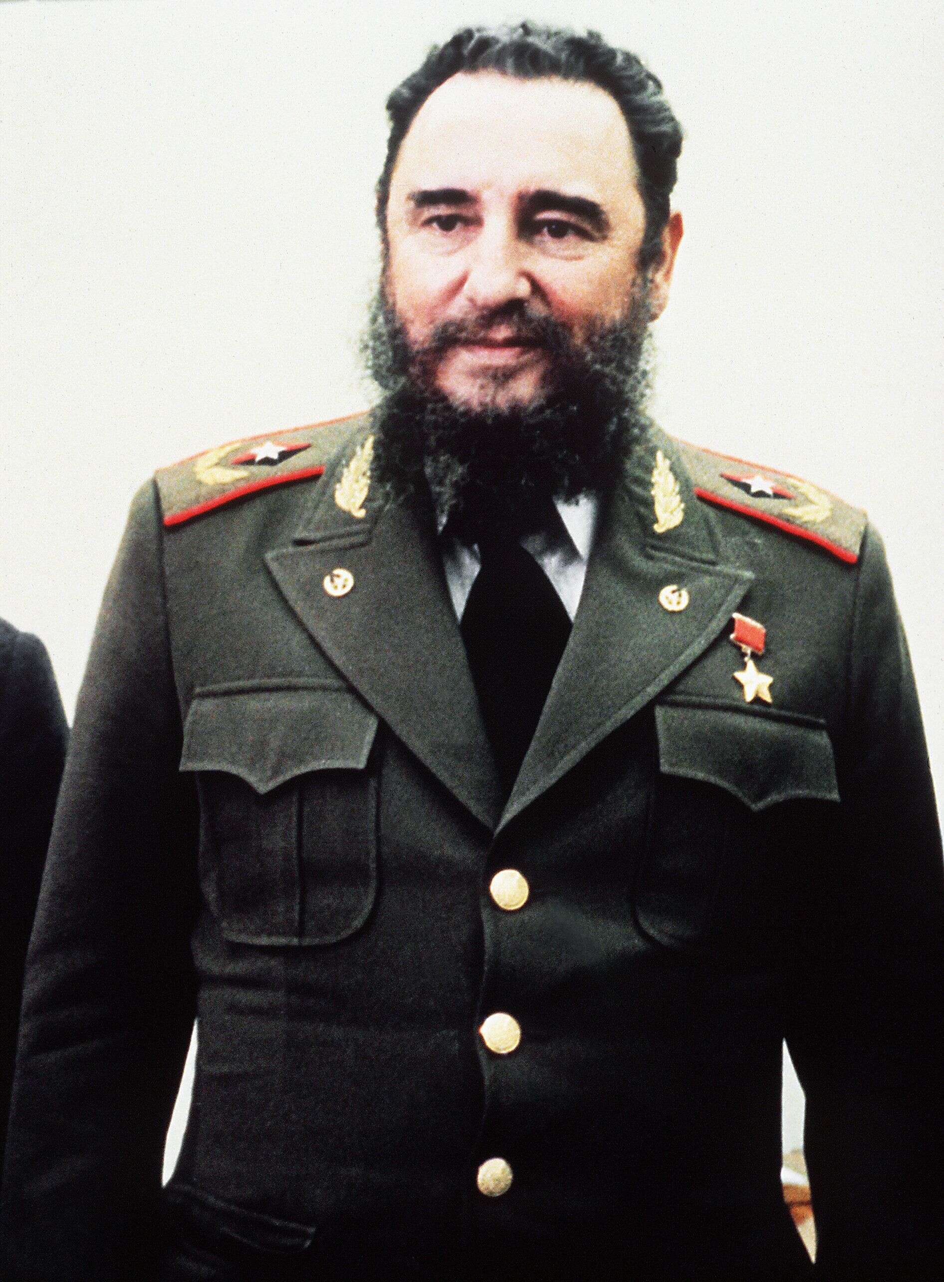 Fidel Castro à Moscou le 26 septembre 1981.