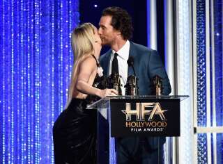 Kate Hudson et Matthew McConaughey lors de la 20e édition du Hollywood Film Awards à Beverly Hills, en Californie.