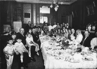Banquet de mariage. France, vers 1920.