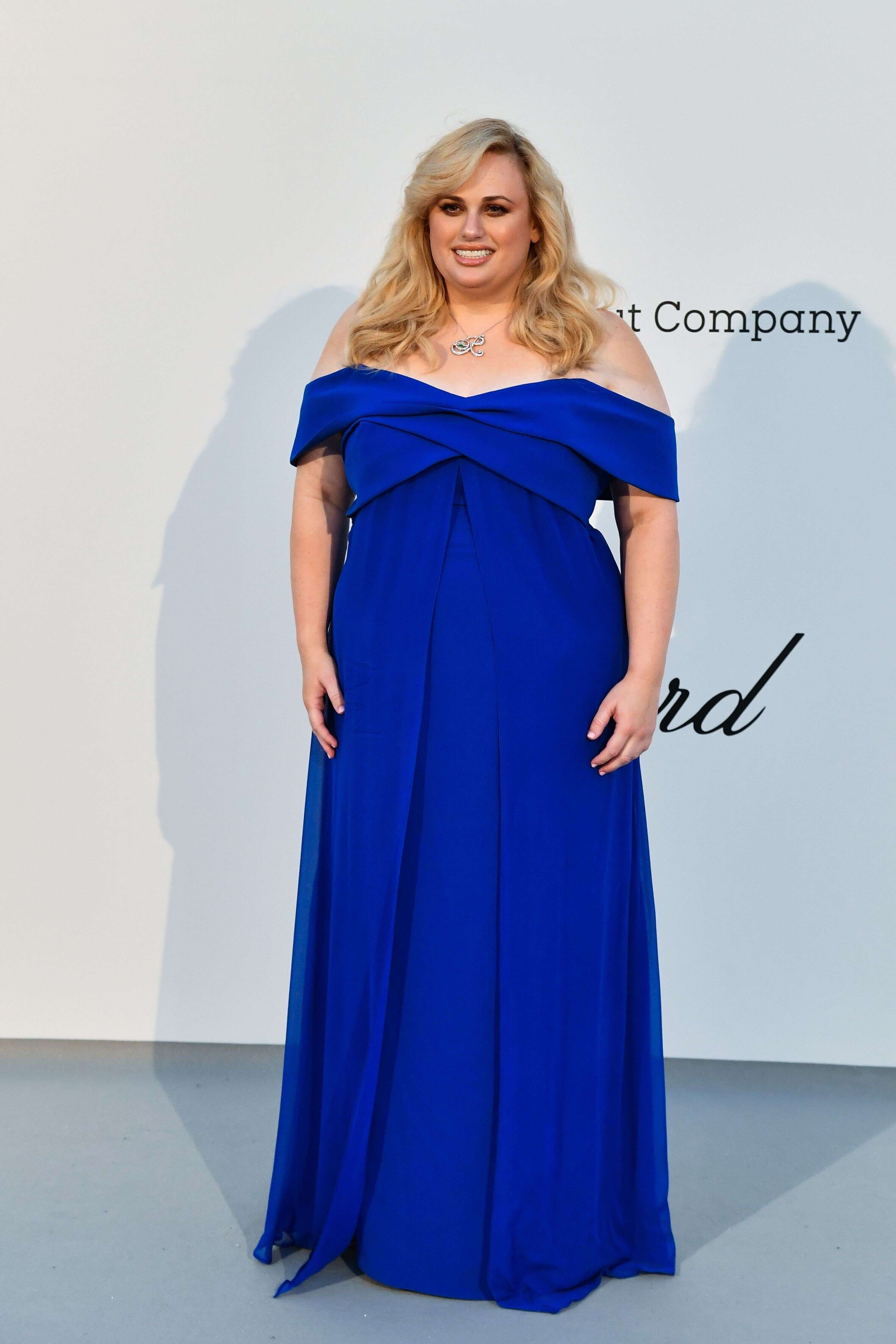 US comedian Rebel Wilson arrives on May 23, 2019 for the amfAR 26th Annual Cinema Against AIDS gala at the Hotel du Cap-Eden-Roc in Cap d'Antibes, southern France, on the sidelines of the 72nd Cannes Film Festival. (Photo by Alberto PIZZOLI / AFP)        (Photo credit should read ALBERTO PIZZOLI/AFP/Getty Images)