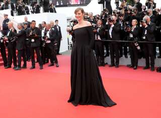 CANNES, FRANCE - MAY 14: Louise Bourgoin attends the opening ceremony and screening of 