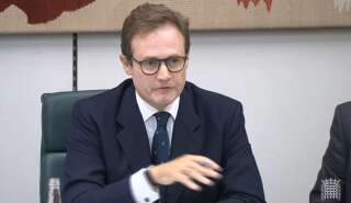 Tom Tugendhat, ici devant la commission des affaires étrangères de la Chambre des communes à Londres, le 1er septembre 2021.