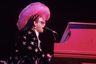 (MANDATORY CREDIT Ebet Roberts/Getty Images) Elton John performing at Madison Square Garden in New York City on September 11, 1986. (Photo by Ebet Roberts/Redferns)