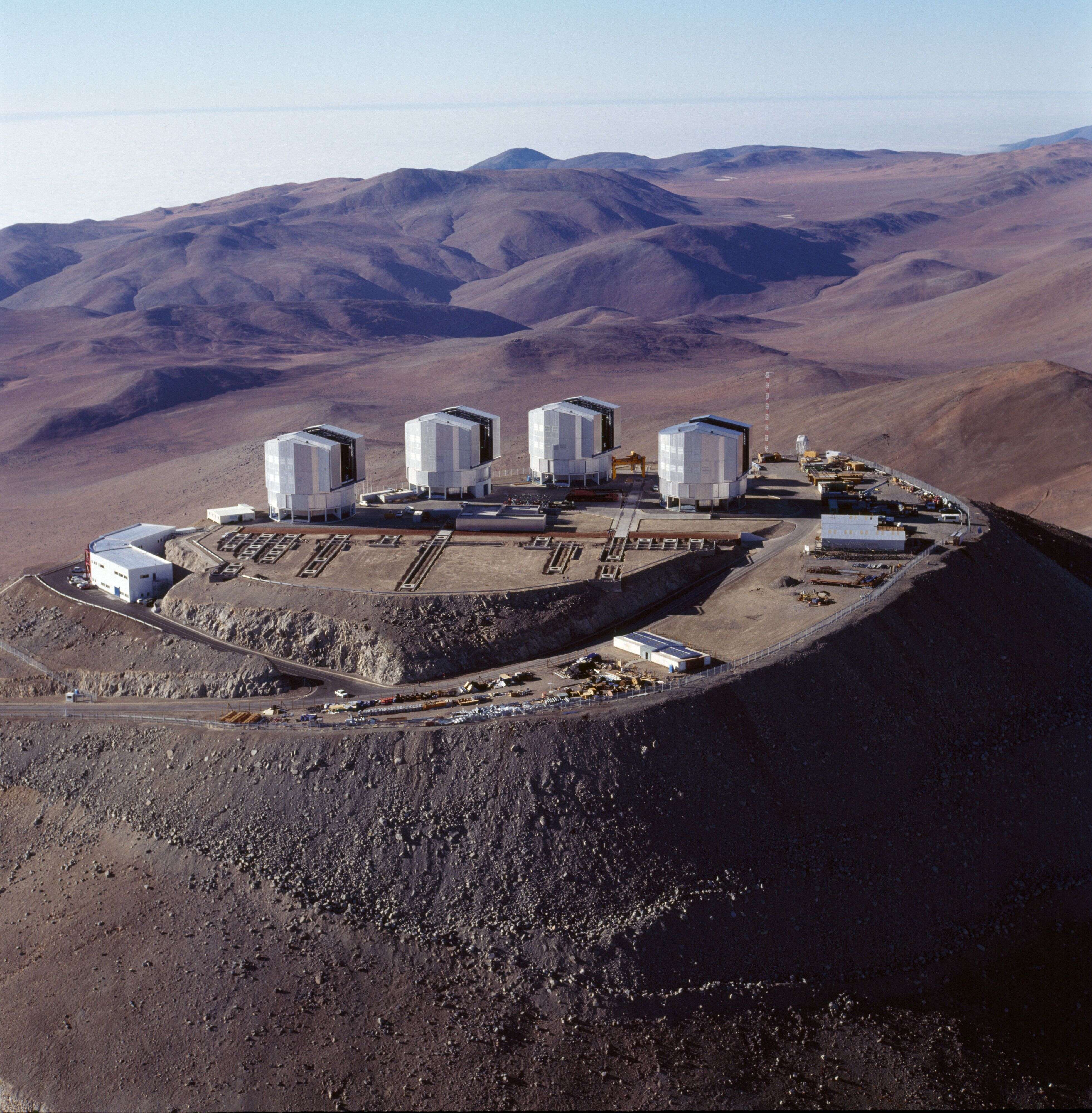 L'Observatoire du Cerro Paranal, dans le désert d'Atacama dans le nord du Chili.