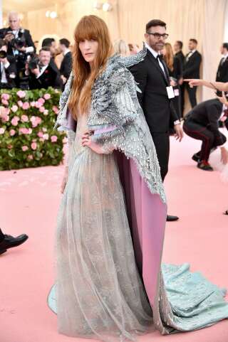 NEW YORK, NEW YORK - MAY 06: Florence Welch attends The 2019 Met Gala Celebrating Camp: Notes on Fashion at Metropolitan Museum of Art on May 06, 2019 in New York City. (Photo by Theo Wargo/WireImage)