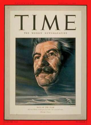 La personnalité de l'année 1939 et 1942 était Joseph Staline