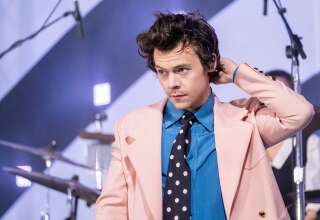 Harry Styles sur scène le 26 février 2020 à New York.