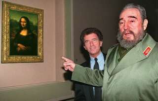 Jack Lang et Fidel Castro à Paris le 14 mars 1995.