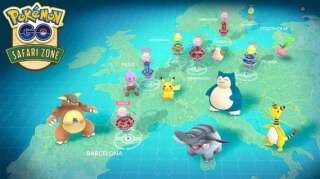 La carte des événements Pokémon Go en Europe