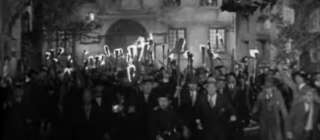 Capture d'écran du film Frankenstein, de 1931.