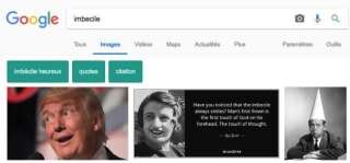 La photo de Donald Trump est la première à sortir dans Google Images lorsqu'on tape le mot-clé 