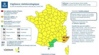 Trois départements du sud de la France placés en vigilance orange
