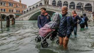 Venice Is 75% Under Water as Italy Confronts Widespread Flooding, Deadly Winds