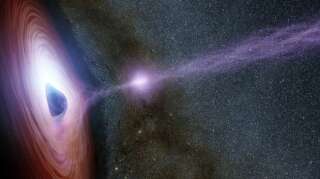 Une couronne à proximité d'un trou noir supermassif