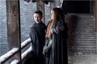 Sansa Stark et Petyr Baelish à Winterfell.