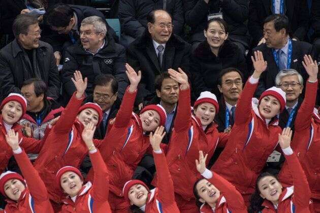 Des pom-pom girls nord-coréennes