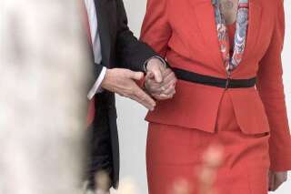 Theresa May et Donald Trump autour de la Maison Blanche le 27 janvier.