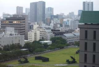 Une unité antimissiles devant le ministère de la Défense à Tokyo