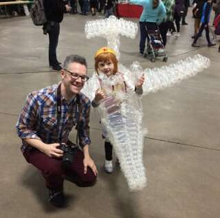 Marty Pants et sa fille au Comic-Con