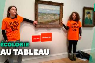 Ces militants écolos se collent à un tableau de Van Gogh