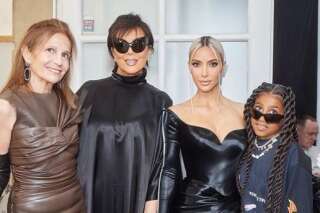 Kim Kardashian, North West et Kris Jenner réunies au défilé Balenciaga