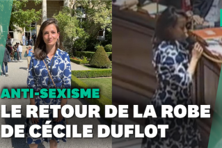 Marie-Charlotte Garin porte la robe de Cécile Duflot, huée il y a 10 ans à l'Assemblée
