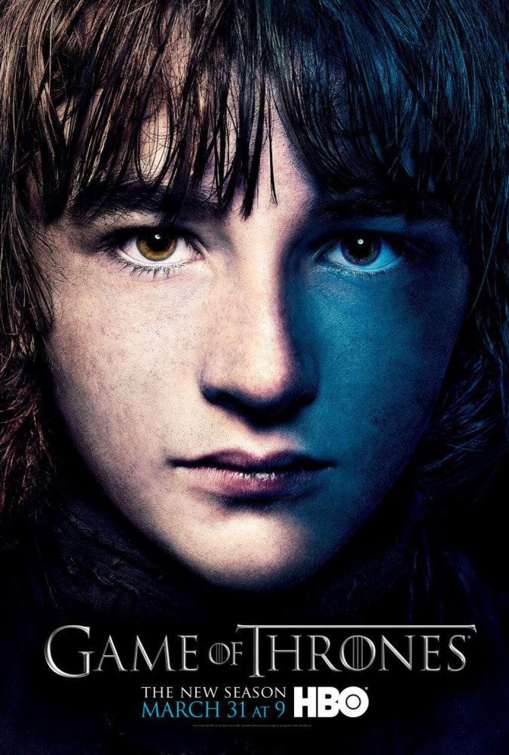 'Game of Thrones' Character Posters - Isaac Hempstead-Wright as Bran Stark.